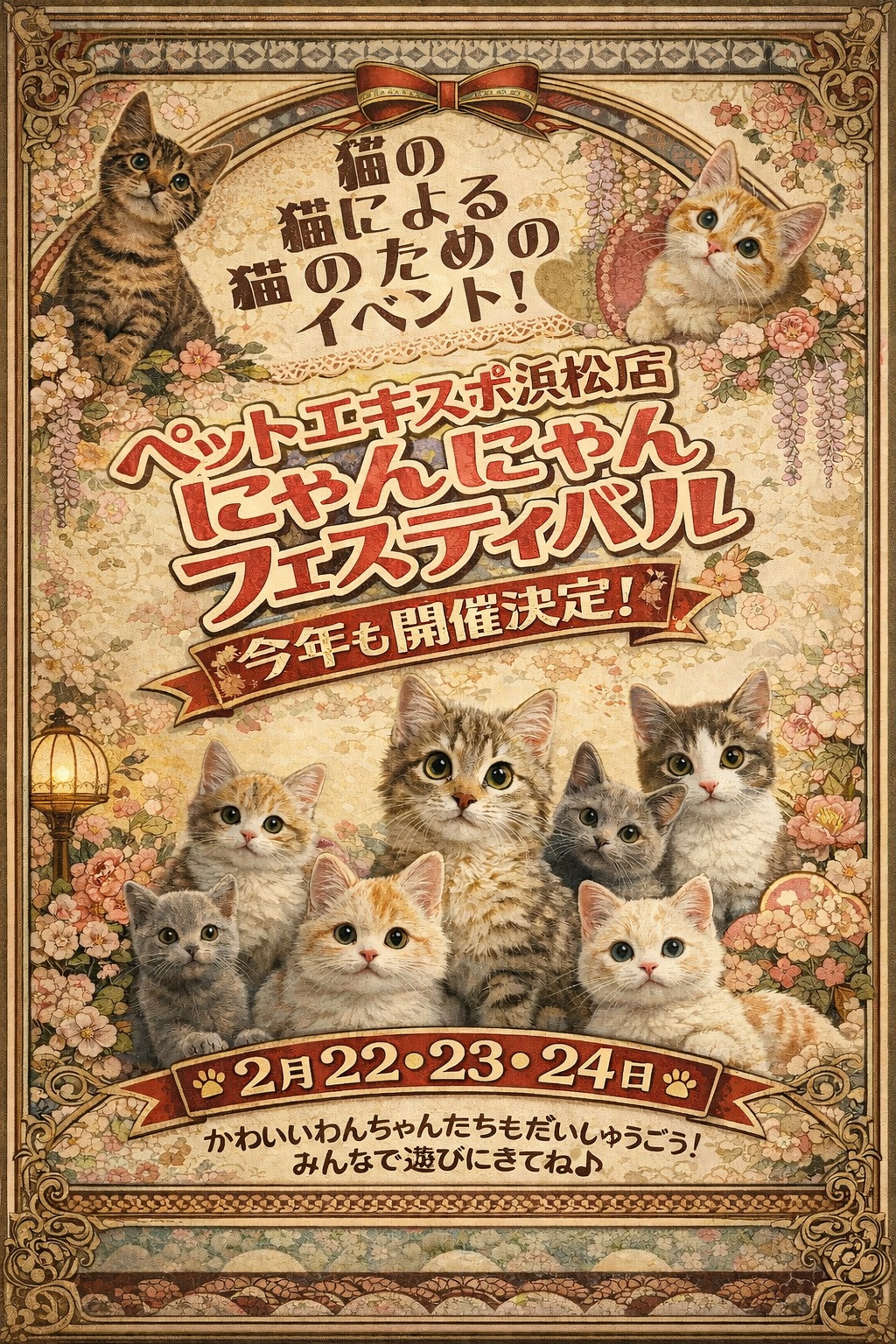 2/22はにゃんにゃんにゃんの日！ | 【全国120店舗以上】ペットショップ