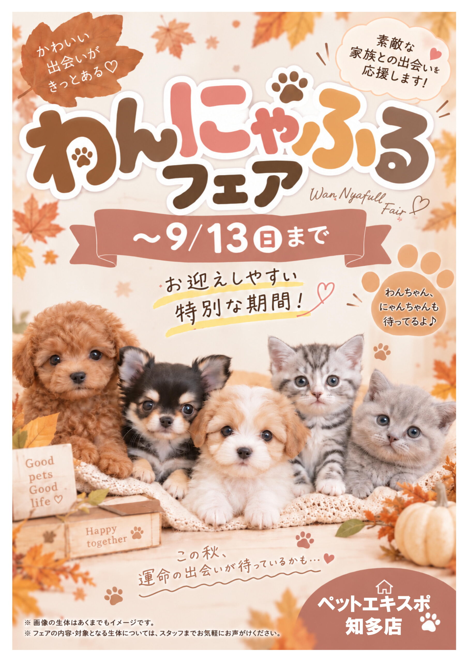 わんにゃふるフェア開催中 | 【全国120店舗以上】ペットショップ